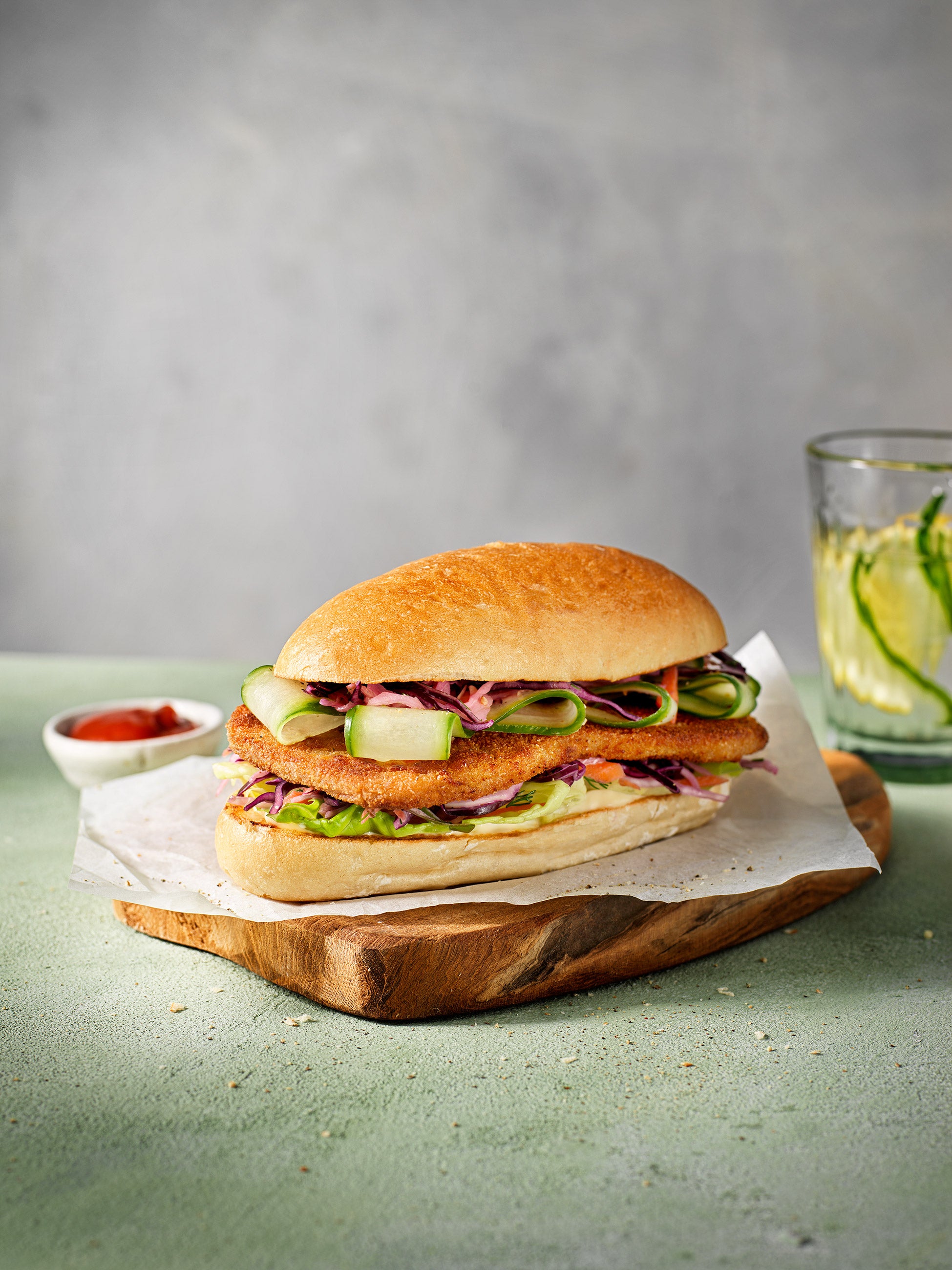 Sensational Schnitzel Burger Sensational Schnitzel Burger