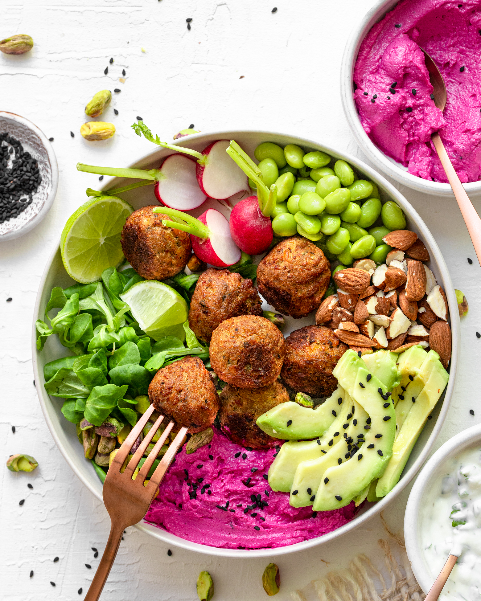 Veggie Falafel Poké Bowl