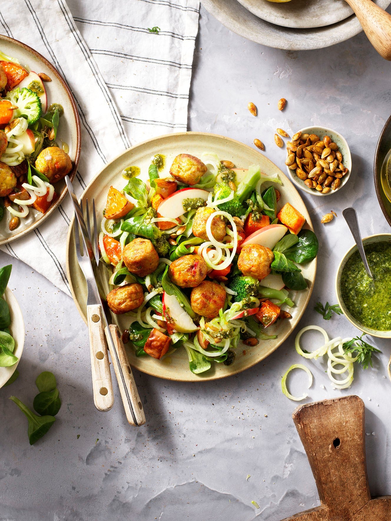Kein verschwendeter Salat