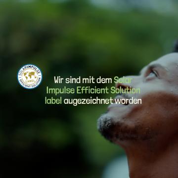 Unser Weg zu einer pflanzenbasierten Welt wurde mit dem «Efficient Solution Label» von Solar Impulse ausgezeichnet