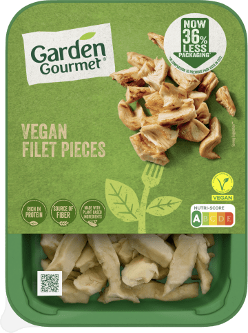 Vielseitig einsetzbar, wie echtes Poulet, unsere veganen Garden Gourmet Filet Stripes sind eine leckere Basis für viele Rezep
