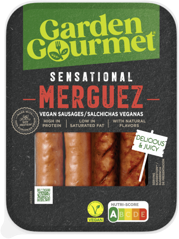 Die Garden Gourmet Sensational Merguez besteht aus 100% pflanzlichen Proteinen und ist unglaublich fein.
