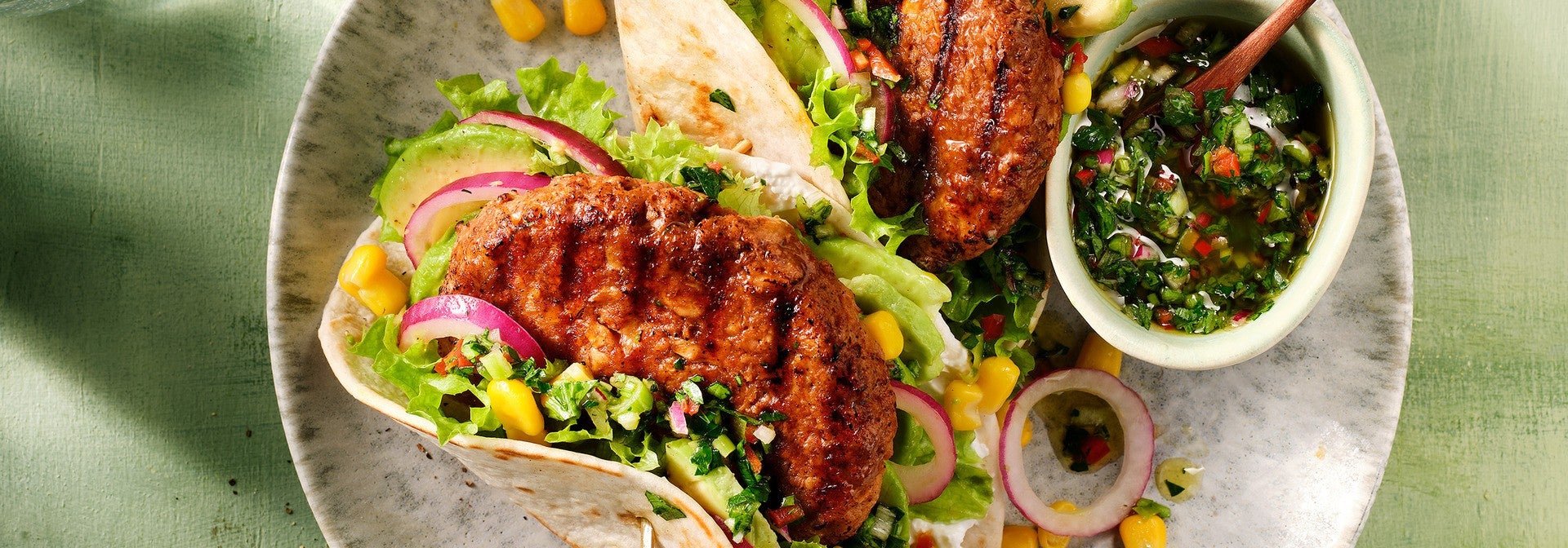 Sensational Flavored Burger Flatbread