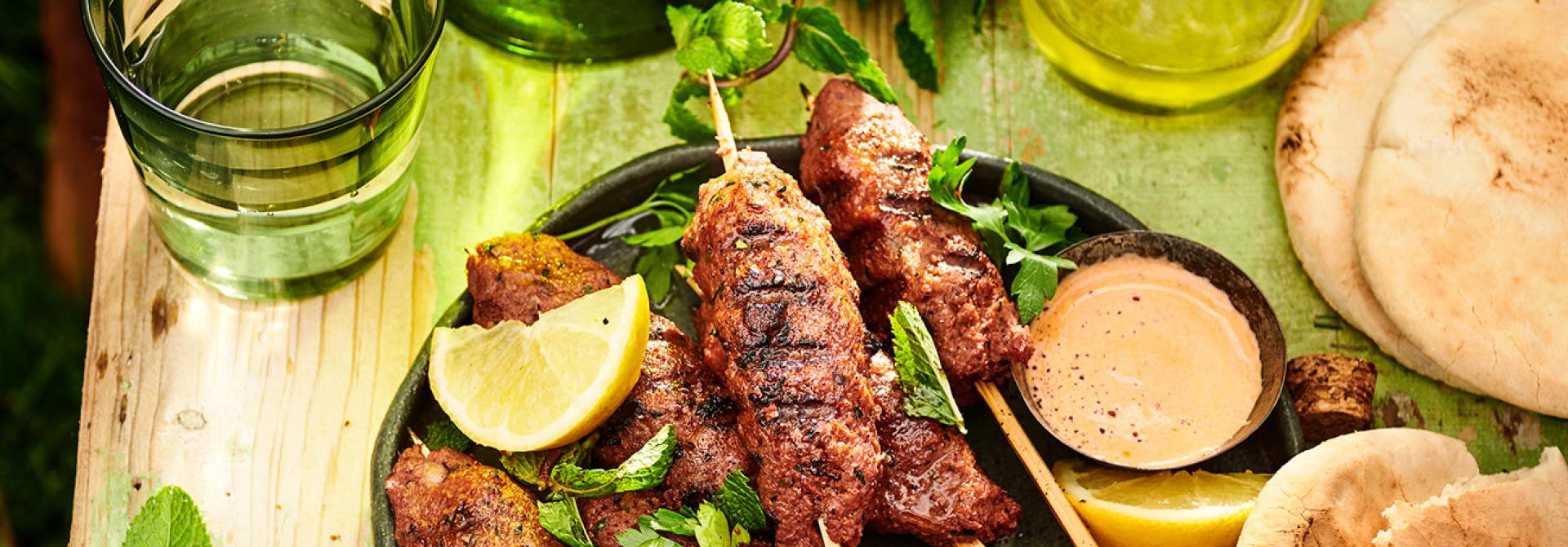 Brochettes Kofta à la marocaine