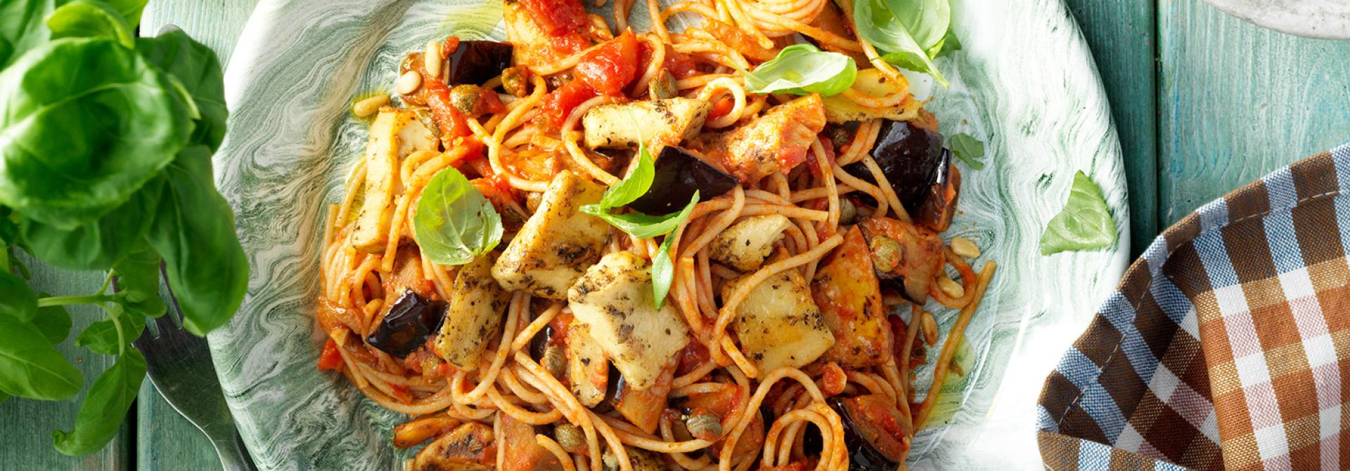 Pâtes Méditerranéennes Sans Déchets à la Norma