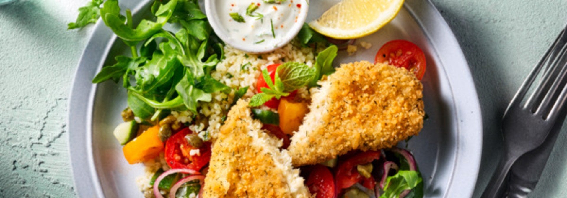 Mediterranean bulgur salad