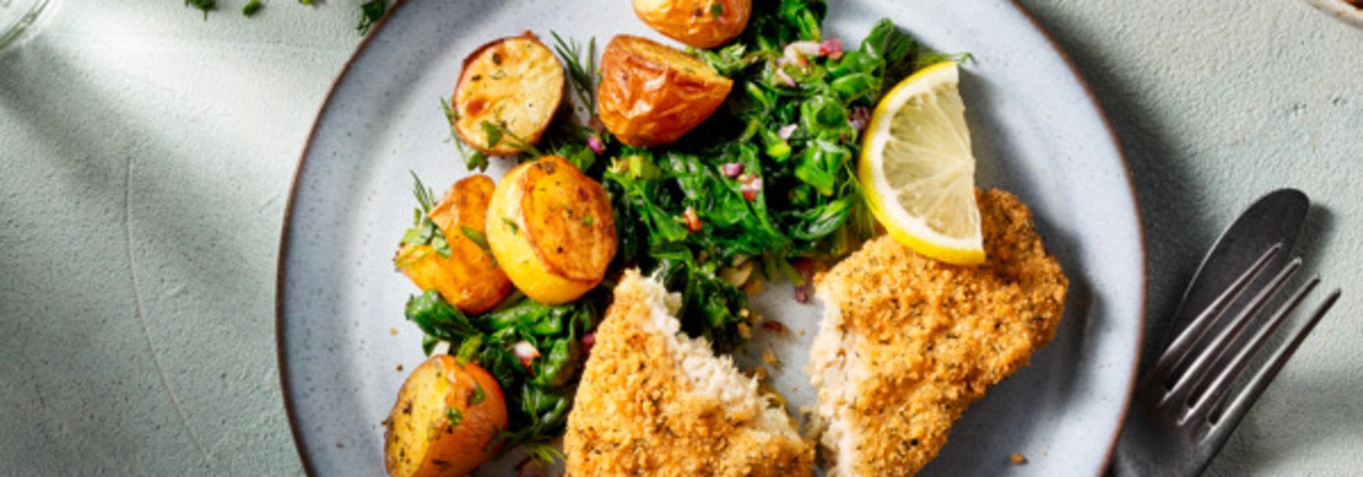 Marine-style filet with spinach