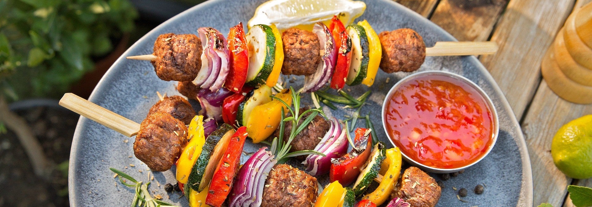 Brochettes Vegan Balls