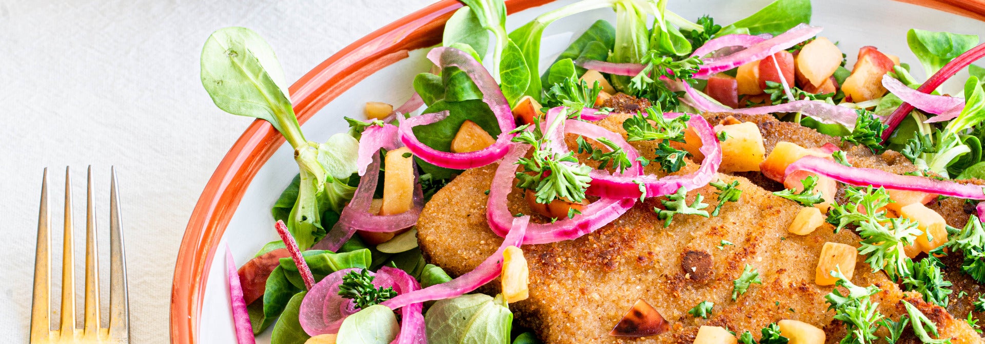 Sensational schnitzel sald