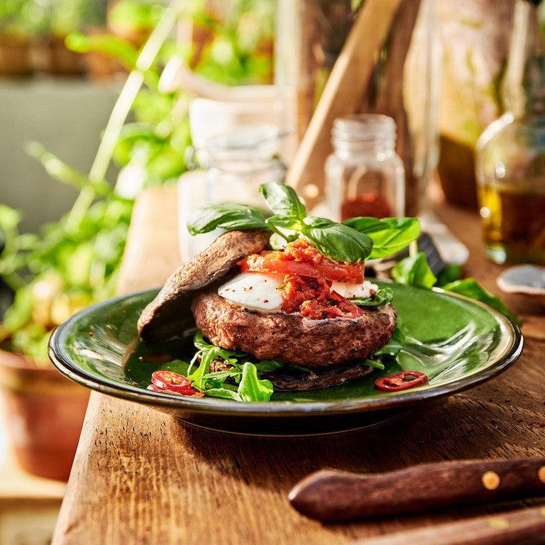 Burgers caprese épicés au portobello sensationnels