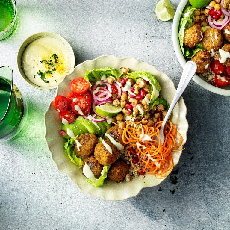 No Waste Falafel Bowl