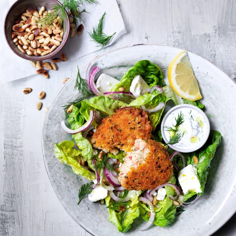 Greek Rondo with feta salad